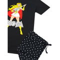 Black-White - Pack Shot - She-Ra Princess Of Power Womens-Ladies MOTU Pyjama Set