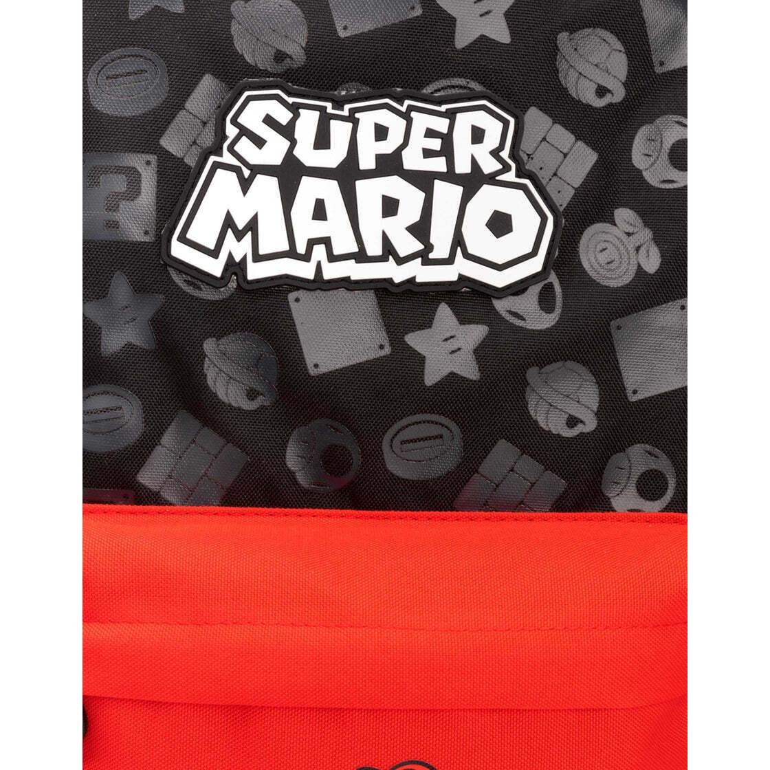 Black-Red - Lifestyle - Super Mario All-Over Print Backpack