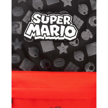 Black-Red - Lifestyle - Super Mario All-Over Print Backpack
