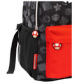 Black-Red - Close up - Super Mario All-Over Print Backpack