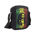 Black - Back - Rock Sax Roots Rock Bob Marley Crossbody Bag