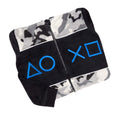 Grey-Black - Side - Playstation Childrens-Kids Camo Game Sleepsuit