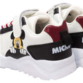 White-Black - Back - Disney Childrens-Kids Mickey Mouse Trainers