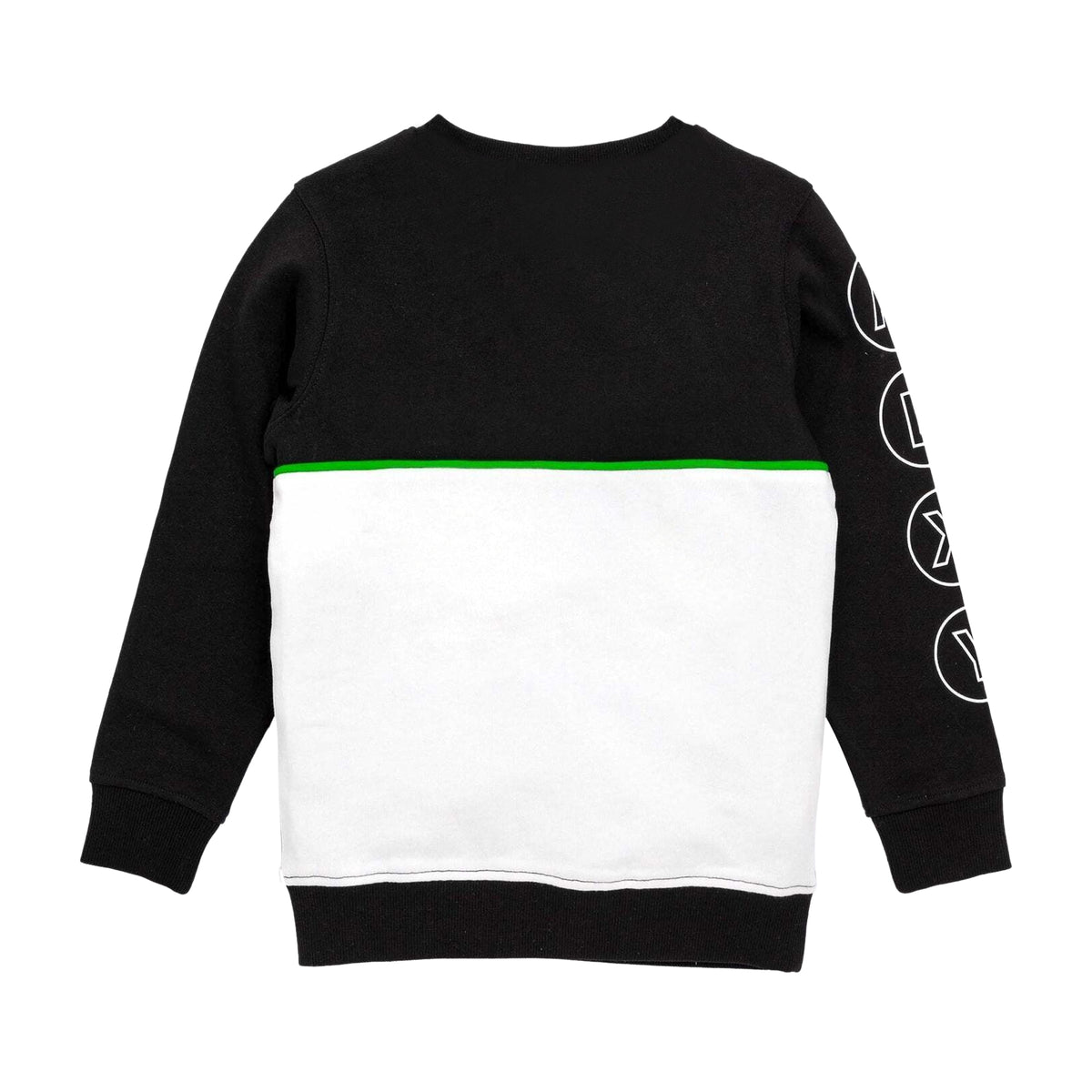 Black-White-Green - Back - Xbox Boys Sweatshirt