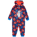 Blue-Red - Front - Spider-Man Childrens-Kids Sleepsuit