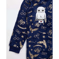 Navy-Gold - Close up - Harry Potter Childrens-Kids Sleepsuit