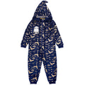 Navy-Gold - Front - Harry Potter Childrens-Kids Sleepsuit