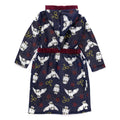 Navy - Side - Harry Potter Childrens-Kids Dressing Gown