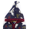 Navy - Close up - Harry Potter Childrens-Kids Dressing Gown
