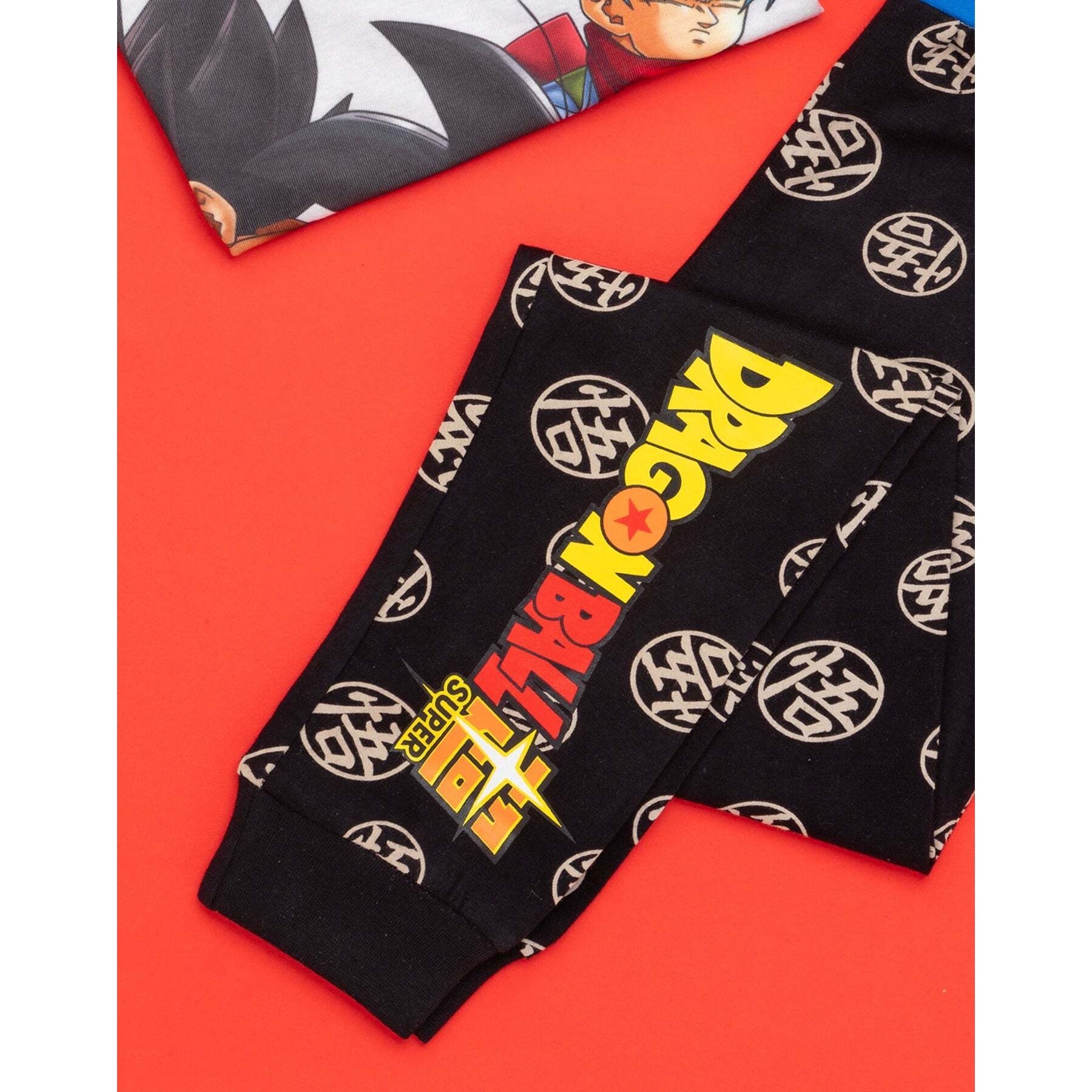 Grey-Blue - Close up - Dragon Ball Z Boys Goku Pyjama Set