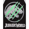 Black-Green - Side - Jurassic World Boys Camo Long-Sleeved Pyjama Set