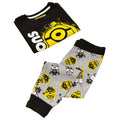Black-Grey-Yellow - Pack Shot - Minions Boys Long Pyjama Set