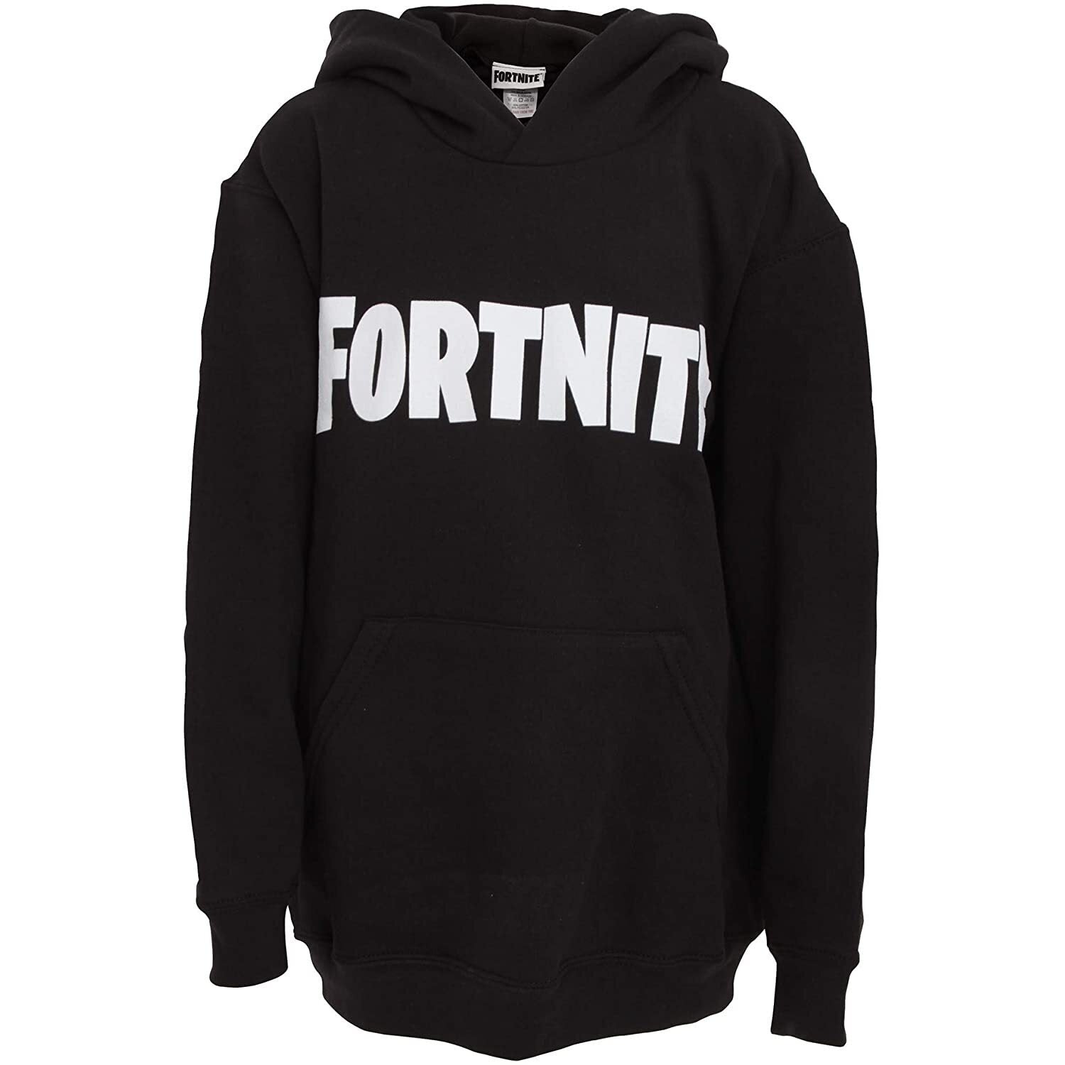 Black - Pack Shot - Fortnite Childrens-Kids Logo Hoodie