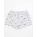 Navy-Light Grey - Side - Snoopy Womens-Ladies Short Pyjama Set