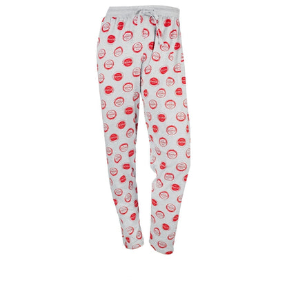 White-Red - Pack Shot - Coca-Cola Mens Logo Pyjama Set