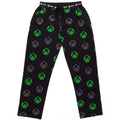 Black-Neon Green-Grey - Front - Xbox Mens Lounge Pants