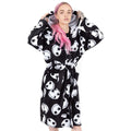 Black-White - Back - Nightmare Before Christmas Womens-Ladies Dressing Gown
