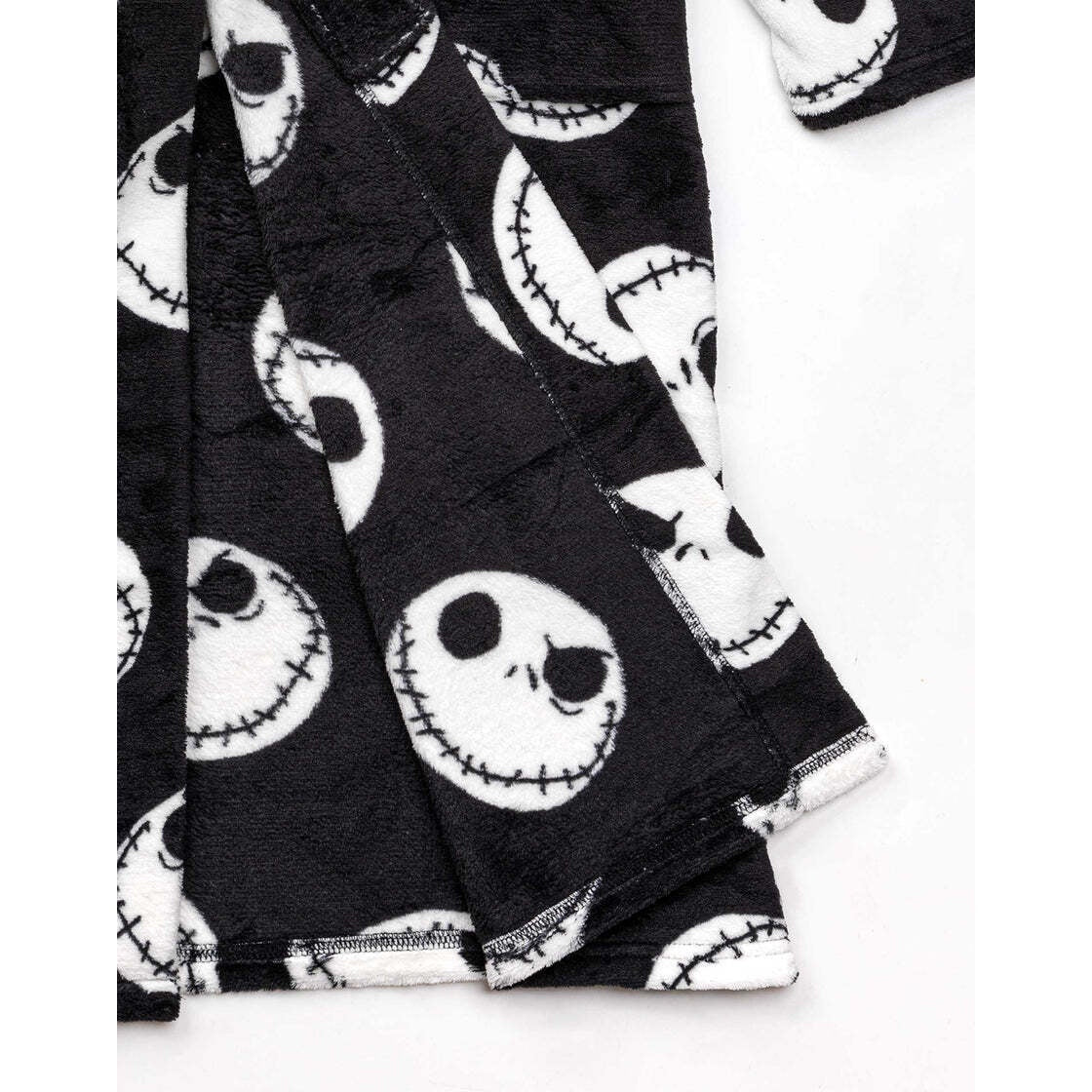 Black-White - Close up - Nightmare Before Christmas Womens-Ladies Dressing Gown