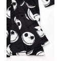 Black-White - Close up - Nightmare Before Christmas Womens-Ladies Dressing Gown