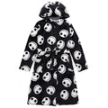 Black-White - Front - Nightmare Before Christmas Womens-Ladies Dressing Gown