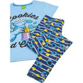Blue - Lifestyle - Sesame Street Womens-Ladies Cookie Monster Pyjama Set