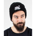 Black - Front - Pink Floyd Woven Patch Beanie