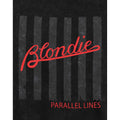 Black - Close up - Blondie Unisex Adult Parallel Lines T-Shirt