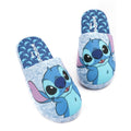 Blue - Side - Lilo & Stitch Womens-Ladies Slippers