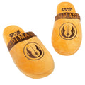 Brown - Side - Star Wars Mens Jedi Master Slippers