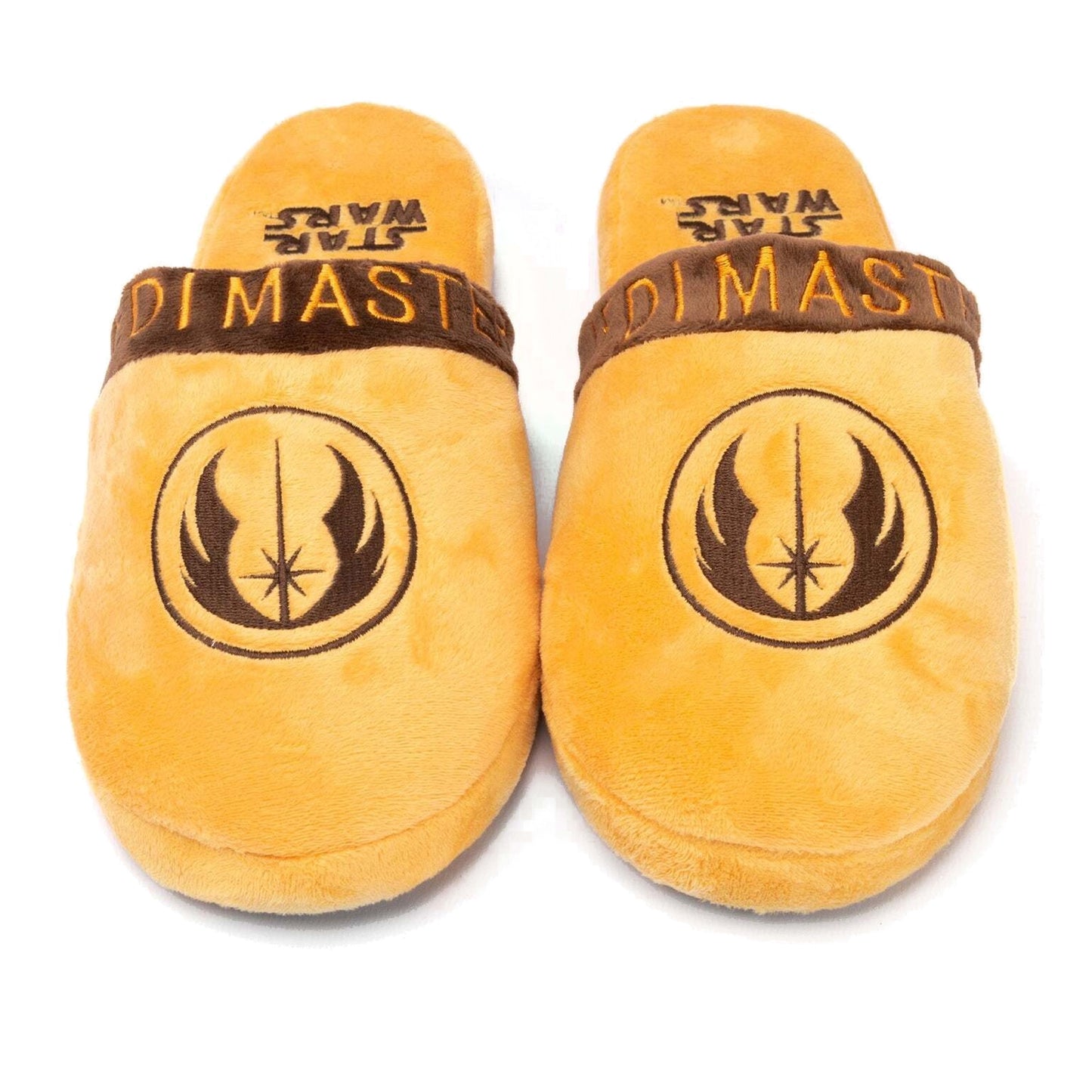 Brown - Front - Star Wars Mens Jedi Master Slippers