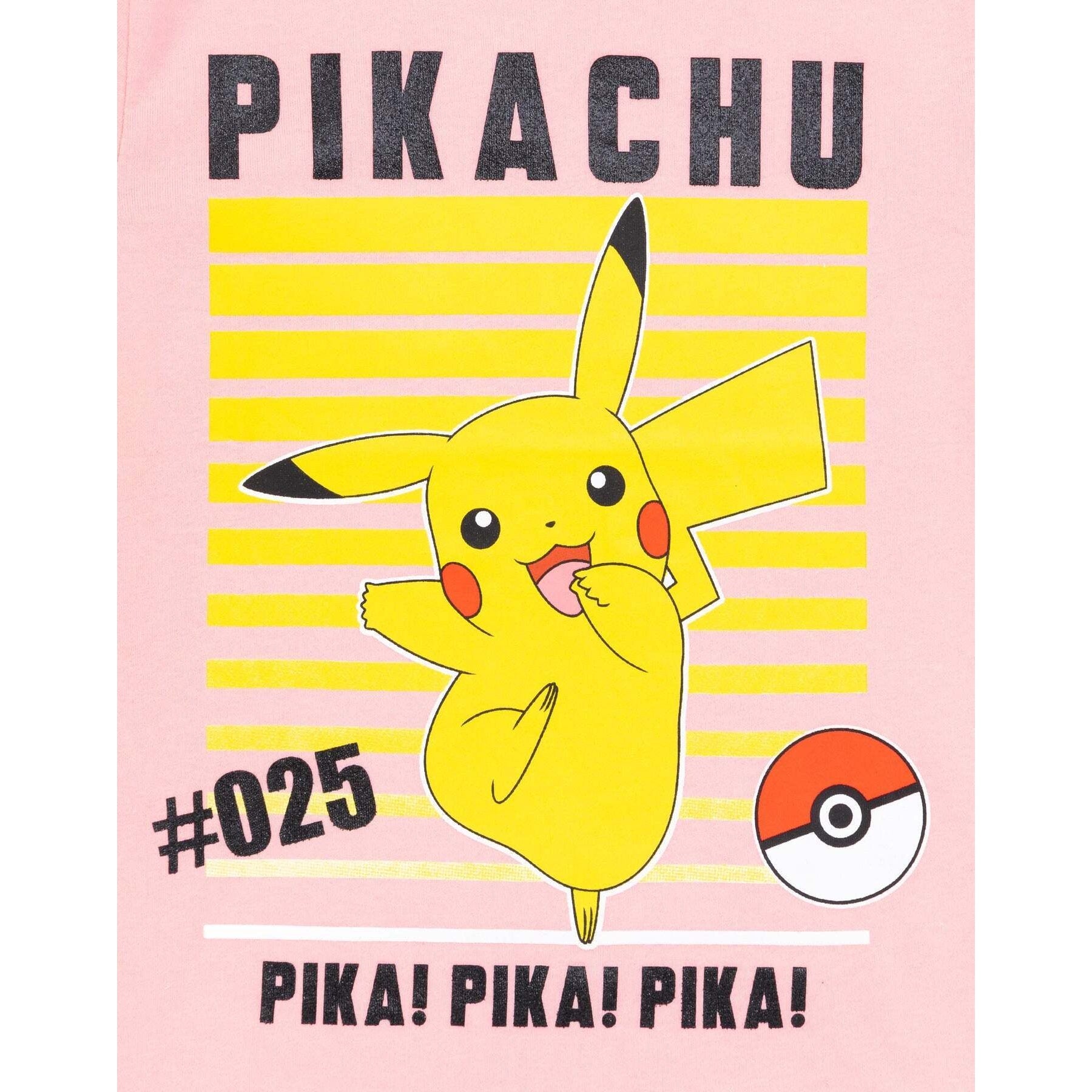 Pink - Side - Pokemon Girls Pikachu T-Shirt