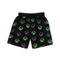 Black-Grey-Green - Back - Xbox Mens Gamer T-Shirt & Shorts Set