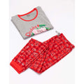 Red-Grey - Lifestyle - Peppa Pig Mens Daddy Pig Christmas Pyjama Set