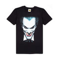 Black - Front - The Joker Mens Face Short-Sleeved T-Shirt