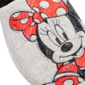 Grey - Pack Shot - Disney Womens-Ladies Minnie Mouse Slippers