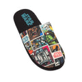 Black - Front - Star Wars Mens Comic Slippers