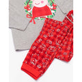 Red-Grey - Pack Shot - Peppa Pig Womens-Ladies Mummy Pig Christmas Pyjama Set