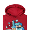 Red-Blue-White - Back - Minecraft Boys Like A Boss Hoodie
