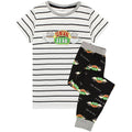 White-Black-Green - Front - Friends Girls Central Perk Pyjama Set