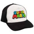 Black-White - Side - Super Mario Boys Snapback Cap