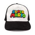 Black-White - Front - Super Mario Boys Snapback Cap