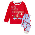 Red-Blue-White - Front - The Elf on the Shelf Childrens-Kids Christmas Pyjama Set
