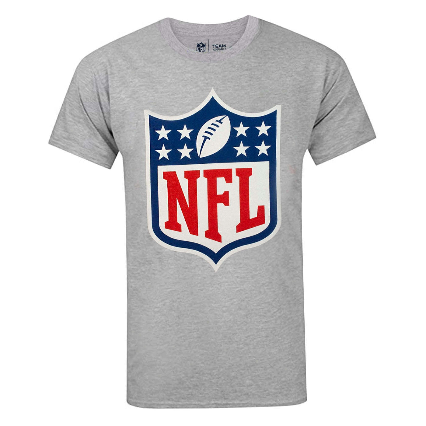 Grey-Black-Blue - Side - NFL Mens Logo Long Pyjama Set