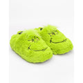 Neon Green-Black - Back - The Grinch Childrens-Kids Soft Slippers