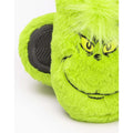 Neon Green-Black - Pack Shot - The Grinch Childrens-Kids Soft Slippers