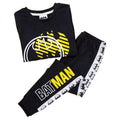 Black-White-Yellow - Side - Batman Boys Pyjama Set