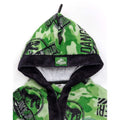 Green-Black - Pack Shot - Jurassic World Boys Camo Robe