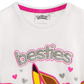 White-Pink - Pack Shot - Pokemon Girls Besties Long Pyjama Set