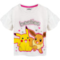 White-Pink-Silver - Side - Pokemon Girls Besties Long Pyjama Set