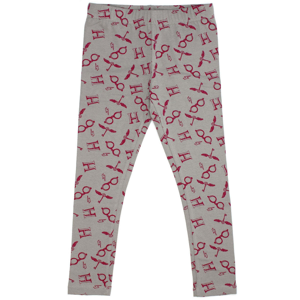 Maroon-Grey - Lifestyle - Harry Potter Girls Hogwarts Crest Pyjama Set